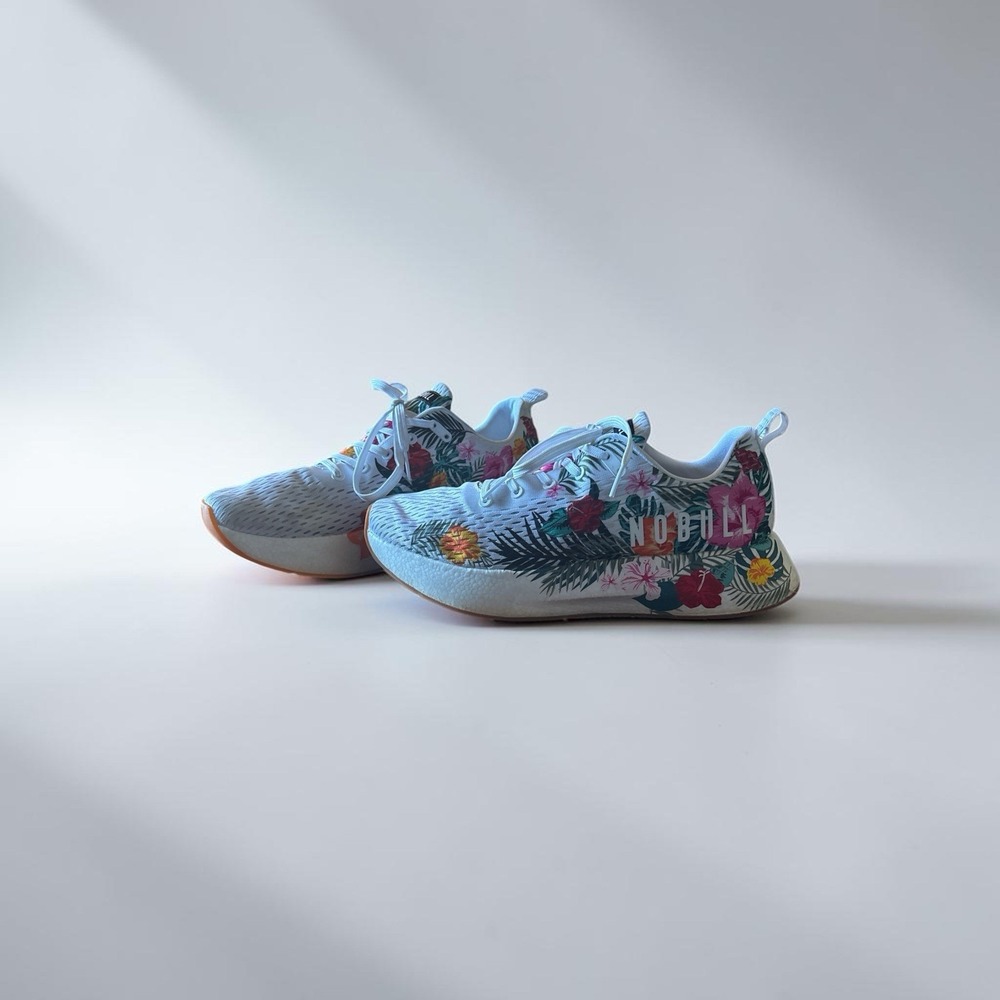 New Nobull Ouwork Edge Training womens floral sneakers sz 14.5
